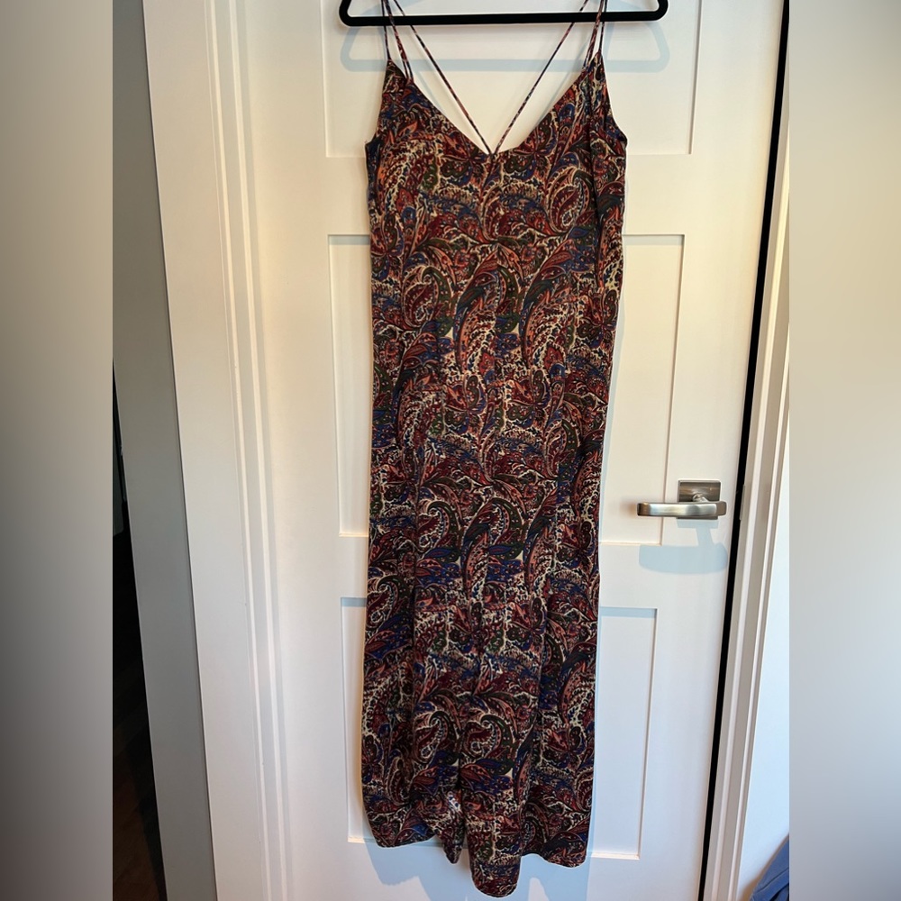 Zara Satin Paisley Romper